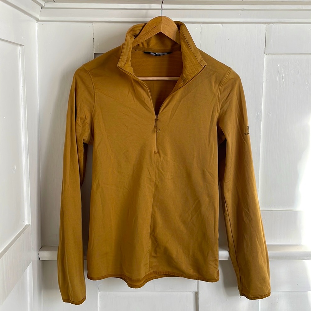 Salomon quarter zip running top